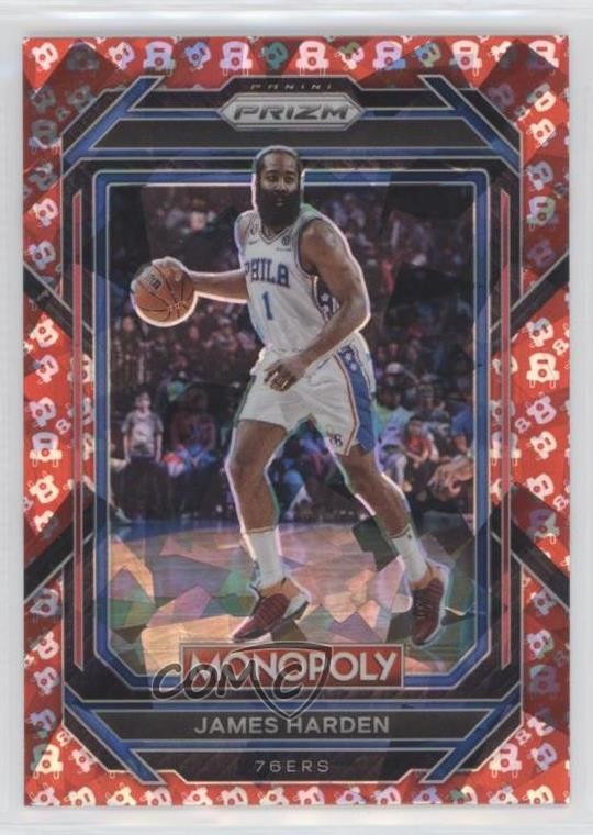 2022-23 Panini Prizm Monopoly Free Parking Prizm James Harden #68 10yu