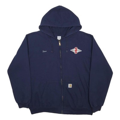 CARHARTT Herren Navy Blue Select Sires Kapuzenjacke XL Workwear Casual