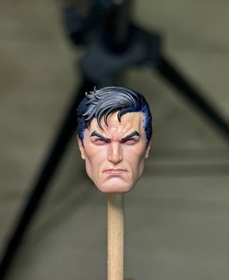 1/12 Painted Jim Ver. Bruce Wayne Head Carving Fit 6'' ML Action Figure