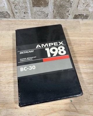  VTG. SEALED Betacam Ampex 198 BC-30 Master Broadcast VIDEO Cassette 