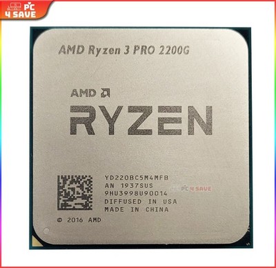 AMD Ryzen 3 PRO 2200G 3.50GHz 4-Core Socket AM4 Desktop Processor YD220BC5M4MFB