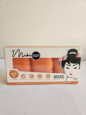 Mikisan Kojic Original Seife 135g X3 Hautaufhellung Hautarzt getestet