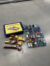 Huge 48pc Vintage 1960s-1970s Vintage Matchbox Cars with Case And Tonal Trucks