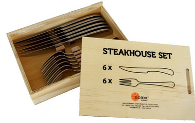Solex Steakbesteck Julia 12 Teile Steakmesser Gabel Marken Besteck Set Geschenk