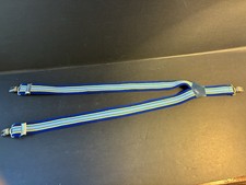 Y-back Elastic Boys Blue Elastic Suspenders With Metal Clasp