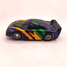 Tyco FERRARI F-40 Black Multi Colored HO Slot Car 440x2 Magnum Vintage