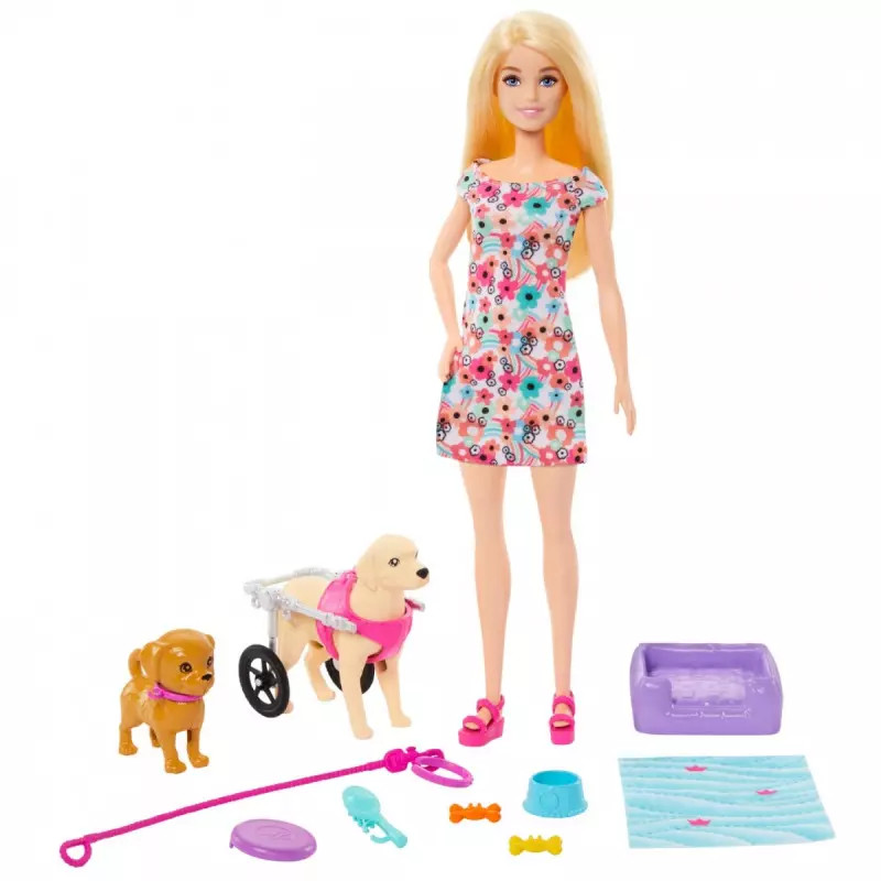 194735192243 Barbie HTK37 Lalka i piesek na wzku Barbie 7190₽