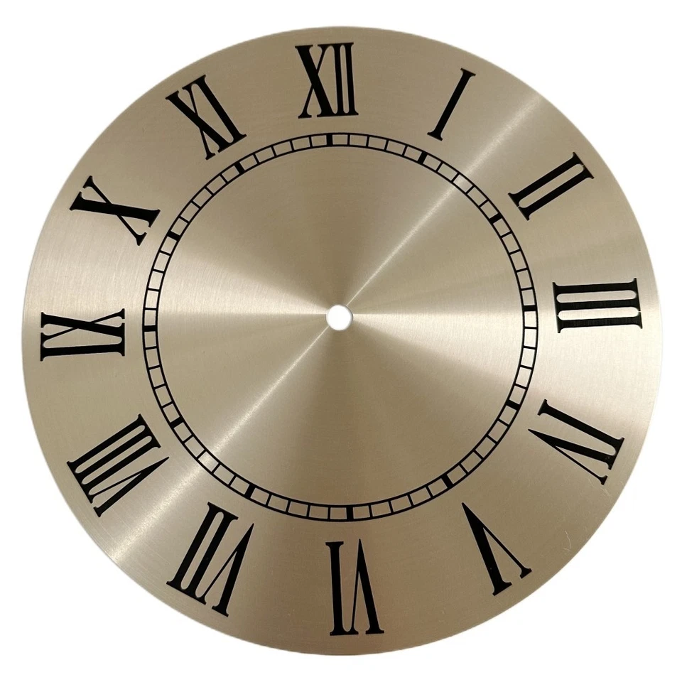 95 Inches Aluminium Roman Numeral Wall Clock Dial Face Replacement High Quality - Image 2 of 4