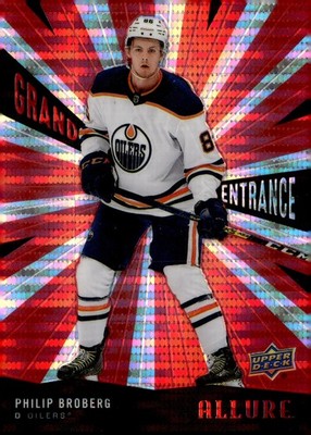 2020-21 Upper Deck Allure #GE-18 Philip Broberg Grand Entrance Red