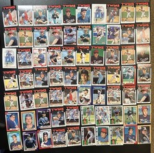 Minnesota Twins Trading Card Lot 1980’s Topps 238 Card Lot