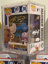 Funko Pop! Ken Griffey Jr, Martinez, Ichiro, Johnson, Hernandez Autograph Moose