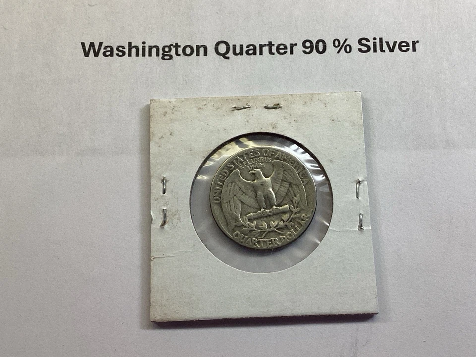 1949 Washington 90% Silver Quarter from Philadelphia Mint i100725 48i - Image 2 of 4