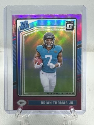 2024 Optic Brian Thomas Jr. Rated Rookie Pink Holo #214 + 1st Year