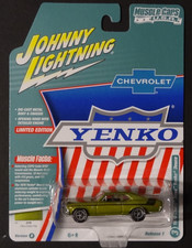 Johnny Lightning - Muscle Cars Green - 1970 Chevy Nova Yenko Deuce - R1 Vb