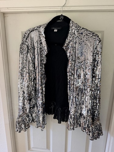 INC International Concepts Sequined jacket with black lining. Like new Size XL