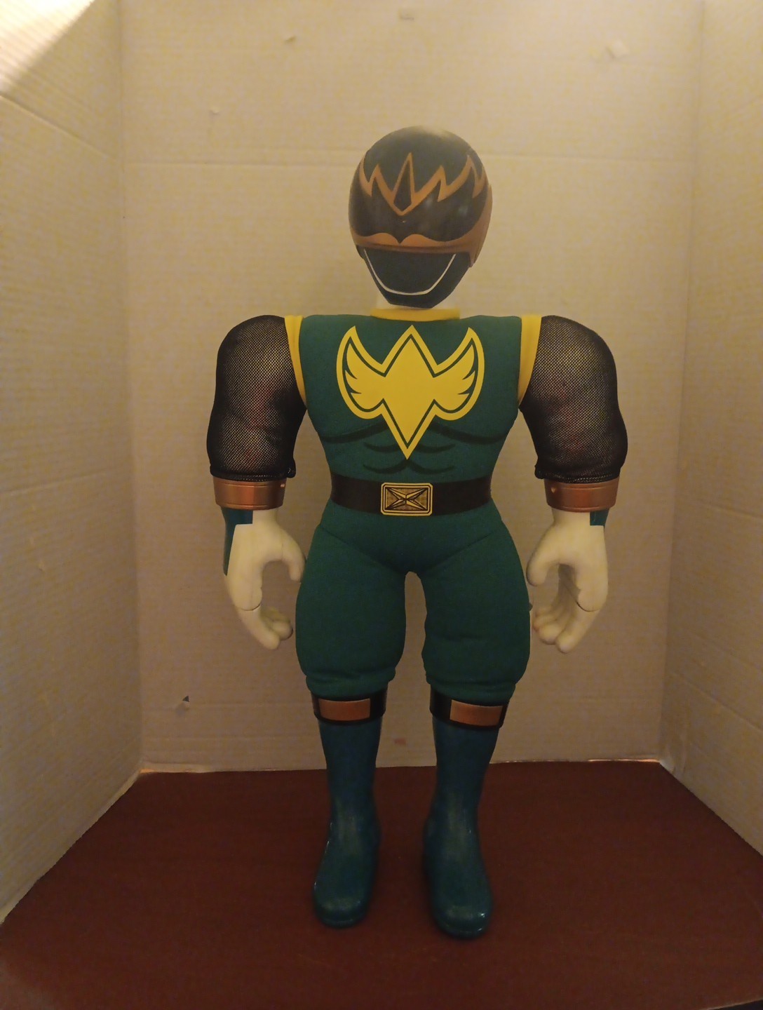 Bandai Power Rangers Ninja Storm Green  Talking Plush ‘03 Action Figure 21 Read