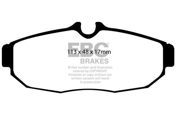 EBC DP81741RP1 HIGH PERFORMANCE BRAKE PAD SET