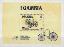 Timbre Voitures Gambie BF25 ** - 87951GC - cote : 16,50 €