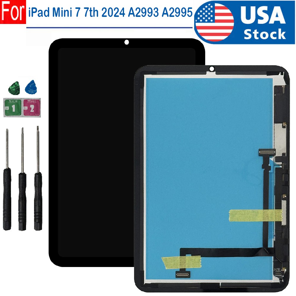 For iPad Mini 7 7th 2024 A2993 A2995 LCD Display Touch Screen