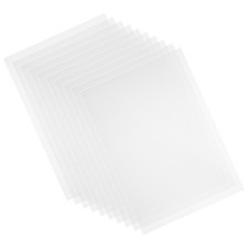 10 Pezzi Fogli di Protezione Telaio Pannello Plastica Dura Pannelli Trasparenti Trasparenti