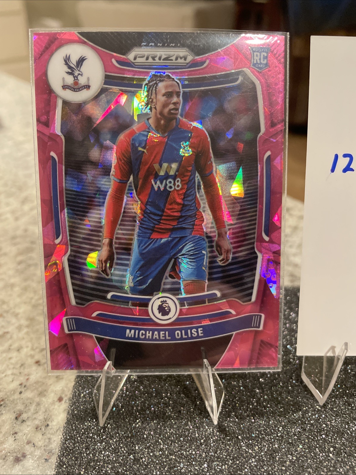2021-22 Panini Prizm Premier League - Michael Olise #296 Pink Ice Prizm (RC)
