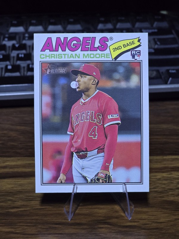 2026 Topps Heritage - Christian Moore #249 (RC)