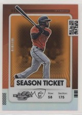 2021 Panini Contenders Season Ticket Optic Orange Prizm 19/49 Cedric Mullins 0a3