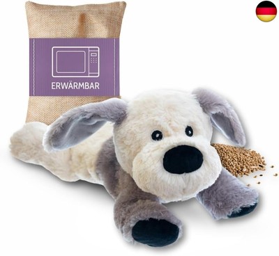 Habibi Premium Wärmekissen/Stofftier f. Kinder u. Erwachsene - 1948 Hund Puppy, 