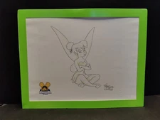 MAD TINKERBELL -Disney Parks Art Of Animation -Jason Zucker Pencil Sketch Matted
