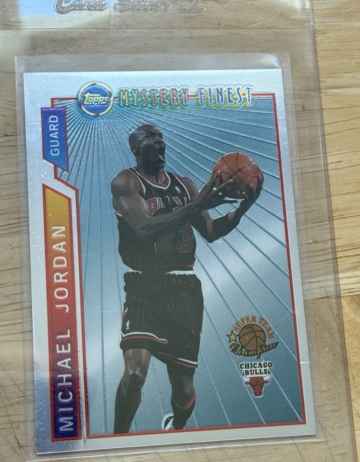 1996 TOPPS MYSTERY FINEST M14 - MICHAEL JORDAN - Bordered Very Clean