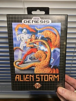 Alien Storm - Sega Genesis - Complete CIB Super Clean!