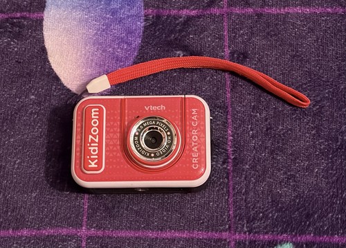 VTech KidiZoom Creator Cam Kids HD Digital Video Camera w/Creativity Tools - Red