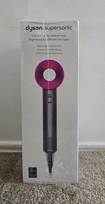 Dyson Supersonic HD08 Haartrockner Fuchsia mit Diffusoraufsätzen - NIE BENUTZT