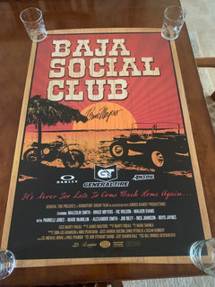 Rare Bruce Meyers signed "The Baja Social Club" Movie Poster 36”x24” Meyers Manx