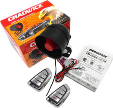 Car Horn Siren Alarm,Universal Car Alarm Security Protection System with 2 Remot