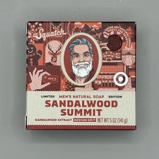 Dr. Squatch Soap Sandalwood Summit NOT SANTA Target Christmas Exclusive 5oz NEW