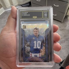 Panini Donruss Legends Series Eli Manning New York Giants GMA 10 Football Card