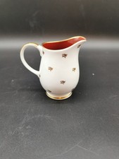 Susie Cooper Bone China Creamer Milk Jug Gold Flowers