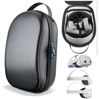 Meta Quest 3S/3/2  Case - Lightweight Carbon Fiber Protection for Travel