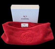 New W/ Box Red Chanel Camellia VIP Spa Headband Super Soft