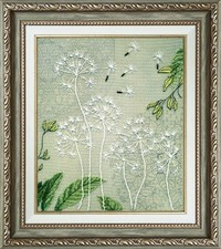 Partial Embroidery "Aura". Embroidery Kit. Printed anvas Crystal Art
