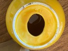 Vintage 1970's McCoy USA Yellow Smiley Happy Face 6" Coin Bank NO STOPPER — photo 8
