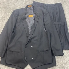 Steven Land Suit Mens 46L Blazer Vest 36x31 Pants Walter Stitched Holdings 3pc