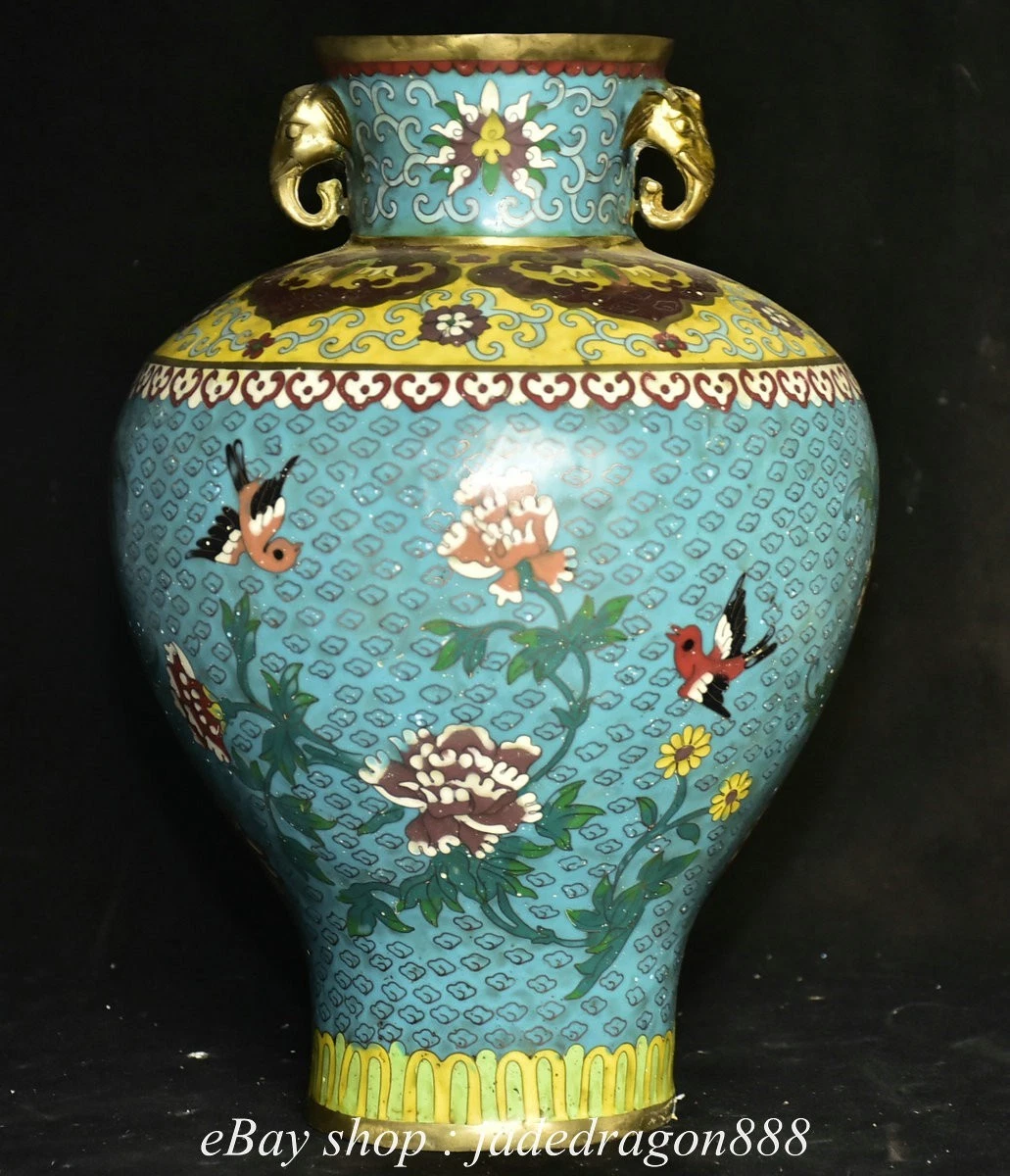 景泰蓝花瓶| eBay