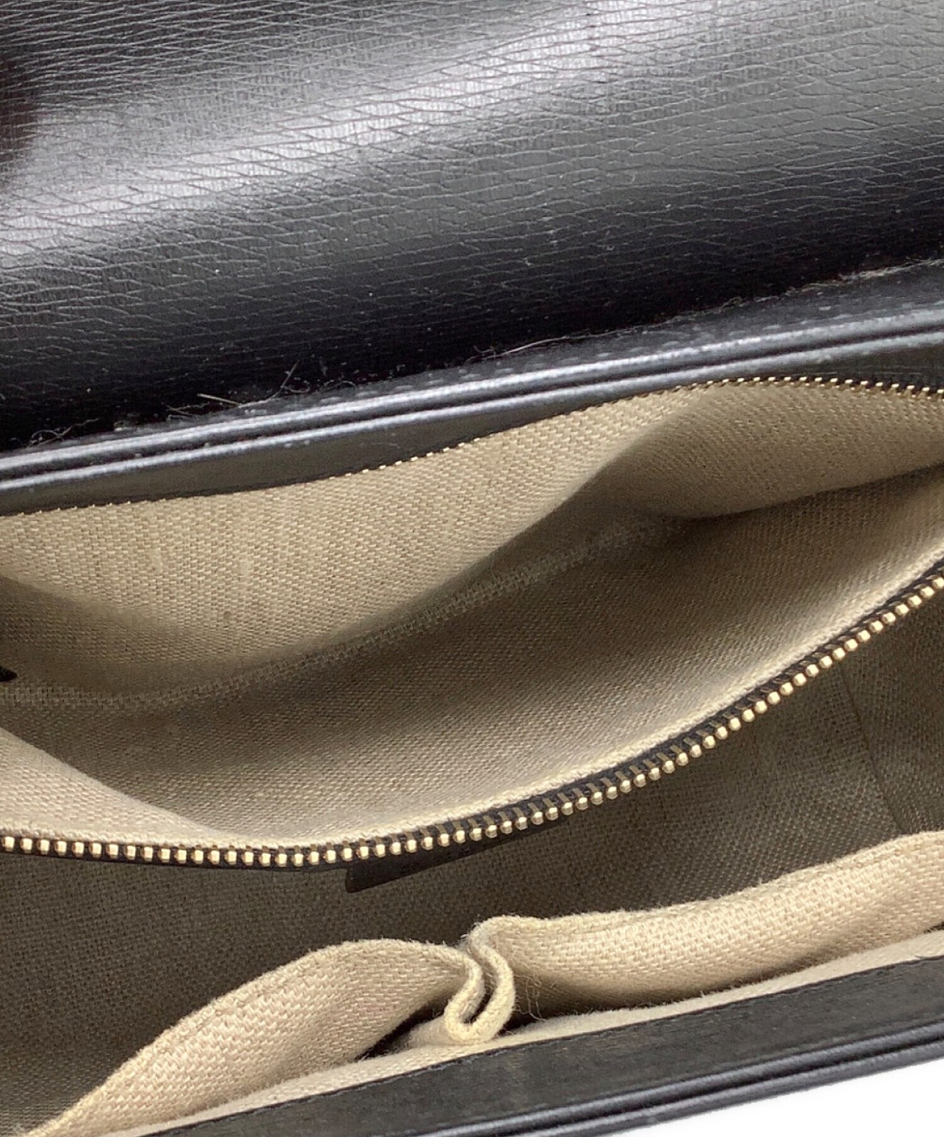 GUCCI Bamboo Top Handle Handbag Black Leather Italy Model 338989 SN2577 thumbnail 5