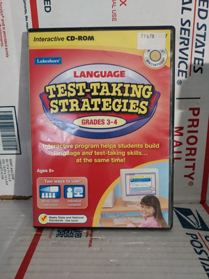 Language test taking strategies 3-4 grade tested VINTAGE PC SOFTWARE - #162a 