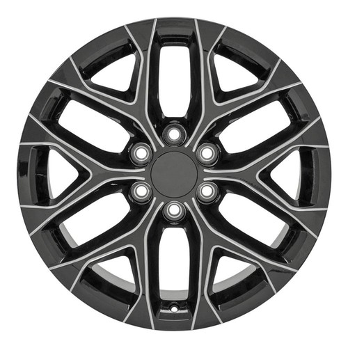 5668 20x9 Black Milled Rims & 275/55R20 R/T Tires Set 6X139.7 24ET ...