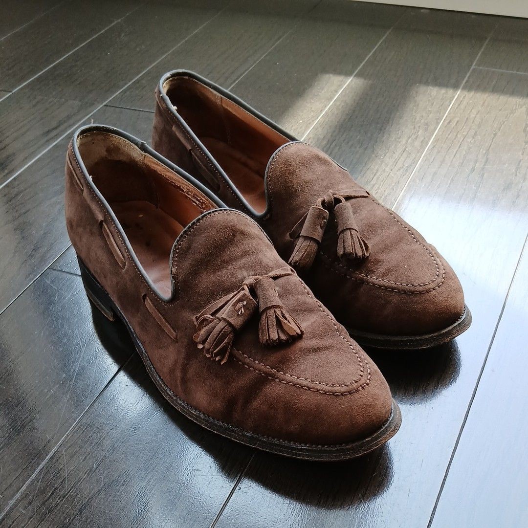 Alden 666 Mocha Kid Suede Tassel Loafer