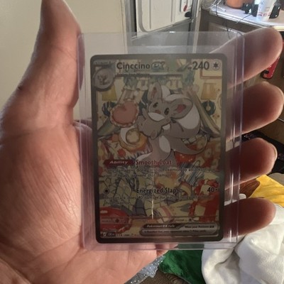 Cinccino ex 119/159 Crown Zenith Ultra Rare Full Art Holo 240 HP English