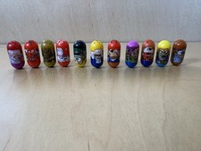 Lot of 11 Mixed Mighty Beanz Toys - 2004, 2010 - Pirate Monkey, Astronaut, Bruno